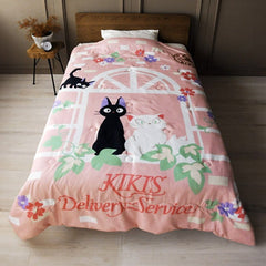 Kiki's Delivery Service - Jiji: Natsu Sweet Pink Ver. - Sengetæppe