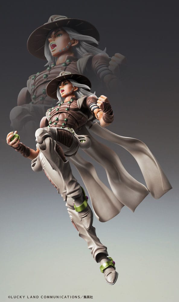 JoJo's Bizarre Adventure - Gyro Zeppeli - Super Action Figur (16 cm)