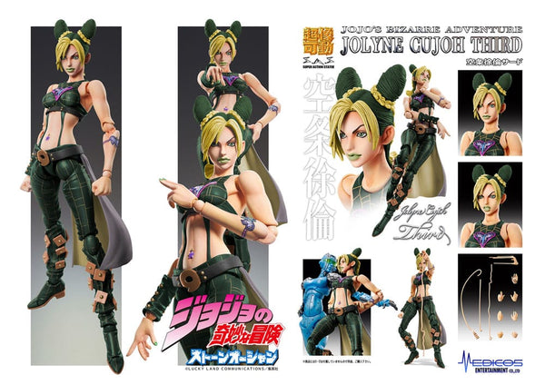 JoJo's Bizarre Adventure - Jolyne Cujoh: Stone Ocean Third Ver. - Super Action Figur (15 cm)