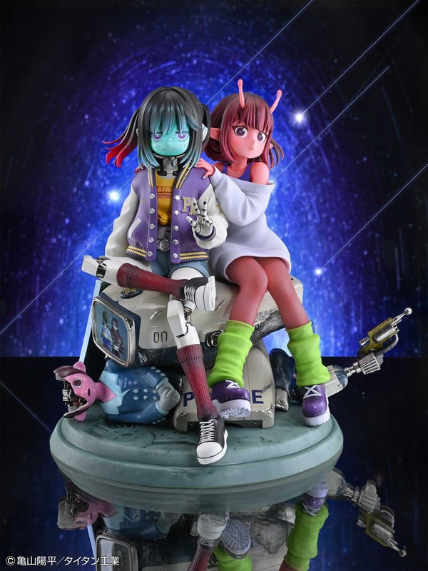 Milky Subway The Galactic Limited Express - Chiharu & Makina - PVC Figurer 2-Pack (18 cm)