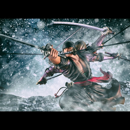 One Piece - Roronoa Zoro: Demon Spirit Kyuutouryuu Asura Ver. - Excellent Model P.O.P PVC Statue (17 cm)