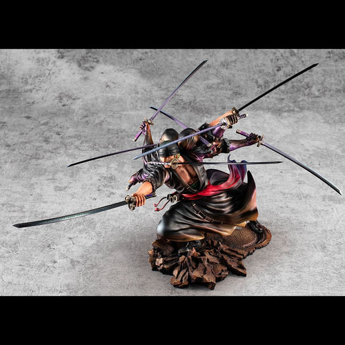 One Piece - Roronoa Zoro: Demon Spirit Kyuutouryuu Asura Ver. - Excellent Model P.O.P PVC Statue (17 cm)