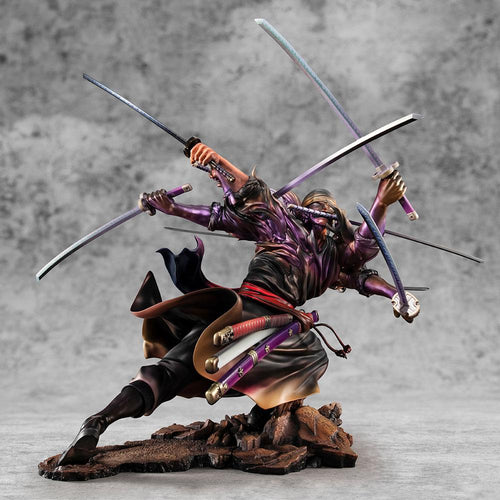 One Piece - Roronoa Zoro: Demon Spirit Kyuutouryuu Asura Ver. - Excellent Model P.O.P PVC Statue (17 cm)