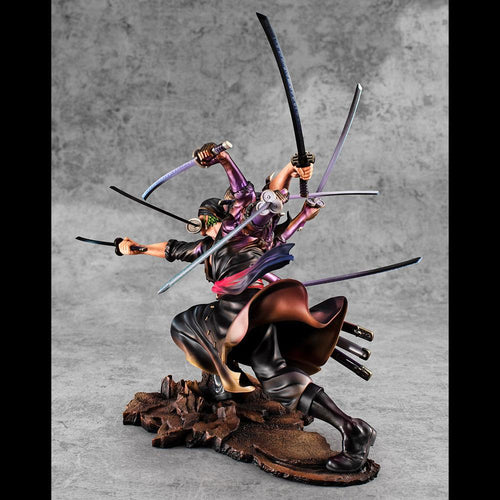 One Piece - Roronoa Zoro: Demon Spirit Kyuutouryuu Asura Ver. - Excellent Model P.O.P PVC Statue (17 cm)