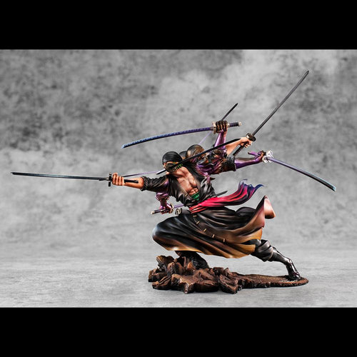 One Piece - Roronoa Zoro: Demon Spirit Kyuutouryuu Asura Ver. - Excellent Model P.O.P PVC Statue (17 cm)