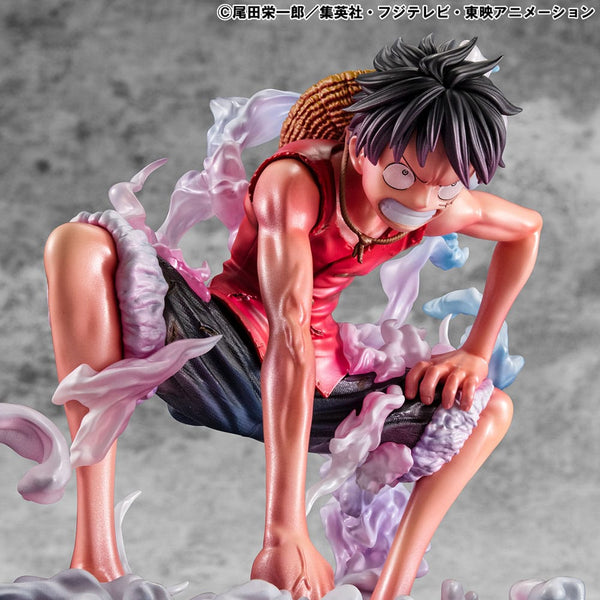 One Piece - Monkey D. Luffy: Gear 2 Limited Edition Ver. - P.O.P PVC Statue (19 cm)