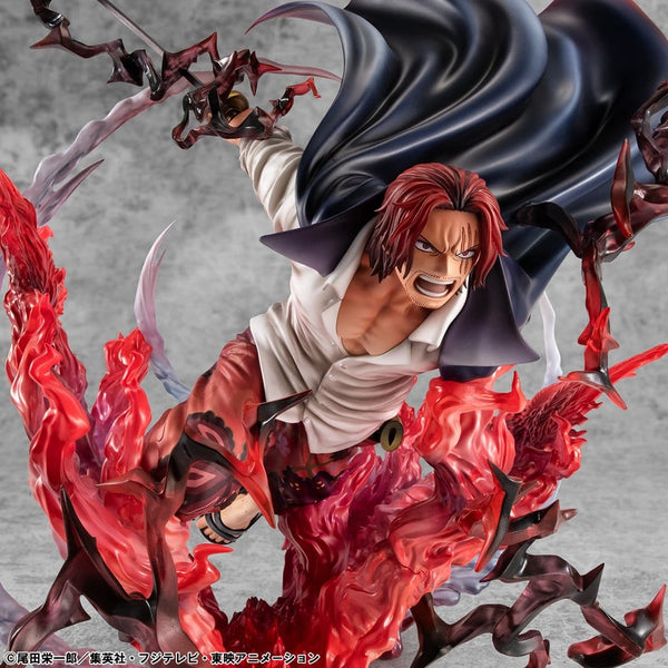 One Piece - Red-Haired Shanks Kamusari: P.O.P SA-MAXIMUM Ver. - PVC Statue (25 cm)