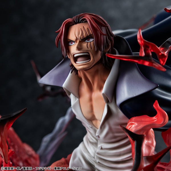 One Piece - Red-Haired Shanks Kamusari: P.O.P SA-MAXIMUM Ver. - PVC Statue (25 cm)