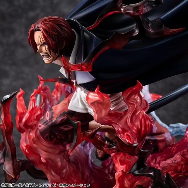 One Piece - Red-Haired Shanks Kamusari: P.O.P SA-MAXIMUM Ver. - PVC Statue (25 cm)