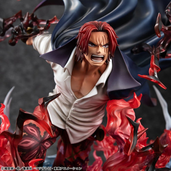 One Piece - Red-Haired Shanks Kamusari: P.O.P SA-MAXIMUM Ver. - PVC Statue (25 cm)