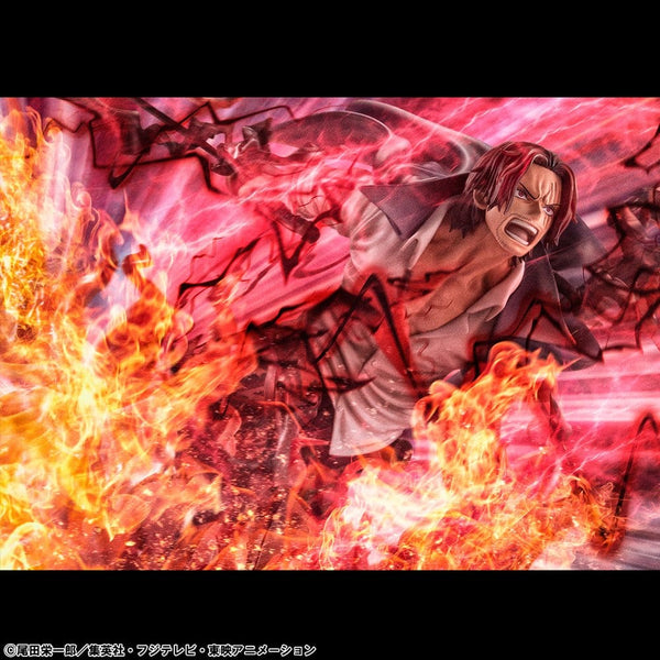 One Piece - Red-Haired Shanks Kamusari: P.O.P SA-MAXIMUM Ver. - PVC Statue (25 cm)