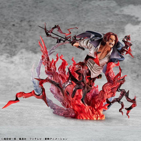 One Piece - Red-Haired Shanks Kamusari: P.O.P SA-MAXIMUM Ver. - PVC Statue (25 cm)