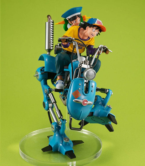 Dragonball Z - Son Goku & Son Gohan & Robot med to ben - Desktop Real McCoy EX PVC Diorama (20 cm)