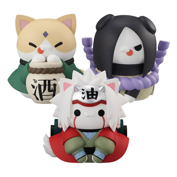 Naruto Shippuden – Jiraiya & Orochimaru & Tsunade: The Big Nyaruto Series set –  PVC Figurer