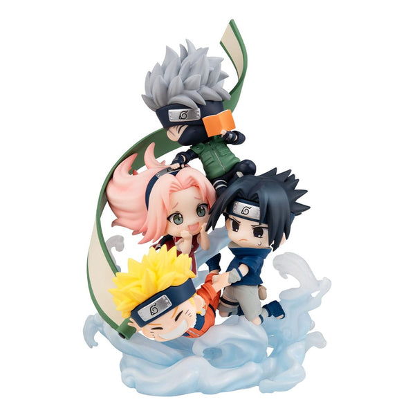 Naruto - Team 7: FigUnity med print ver. - PVC Figur