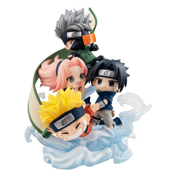 Naruto - Team 7: FigUnity med print ver. - PVC Figur