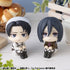 Attack on Titan - Levi: Cleaning up Ver. & Mikasa Ackerman (med gave) - Look Up PVC Statues (11 cm)