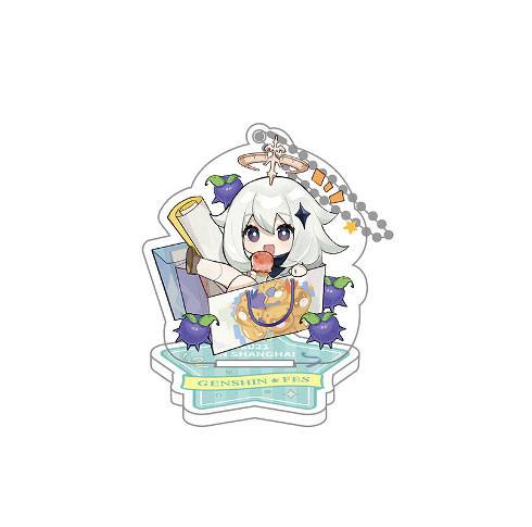 Genshin Impact - Paimon - Akryl Figur & Nøglering (9 cm)