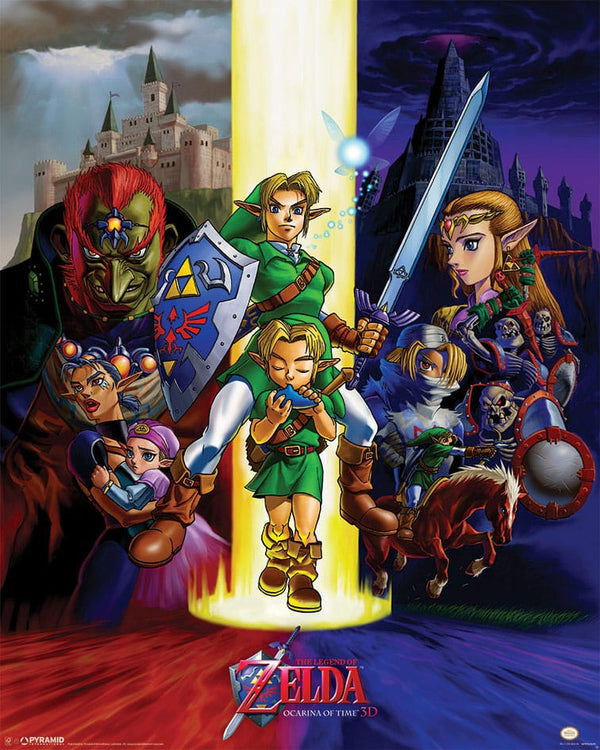 The Legend of Zelda -  Ocarina of Time - Plakat (Forudbestilling)