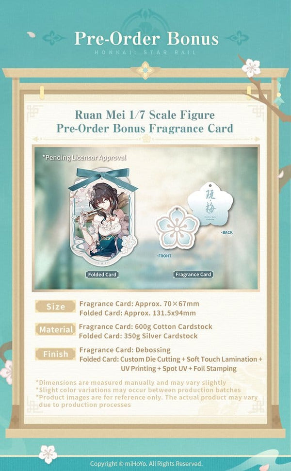 Honkai: Star Rail - Ruan Mei: Plumblossom Letter Ver. - PVC Figur 1/7 (18 cm)