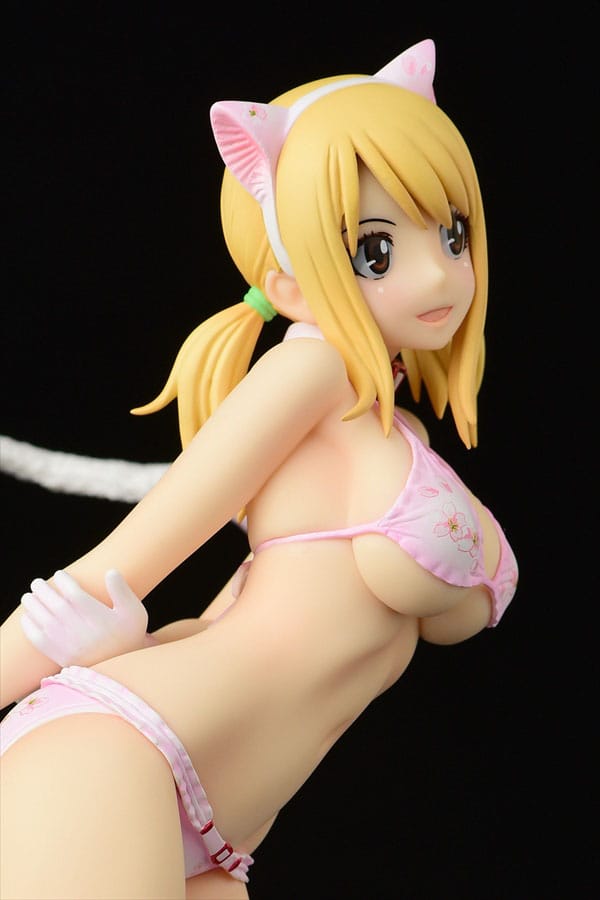 Fairy Tail - Lucy Heartfillia: Cherry blossom CAT Gravure Style ver. - 1/6 PVC figur