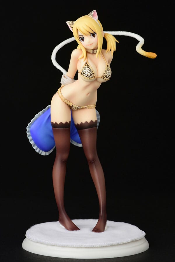 Fairy Tail - Lucy Heartfillia: Leopard print CAT Gravure Style ver. - 1/6 PVC figur