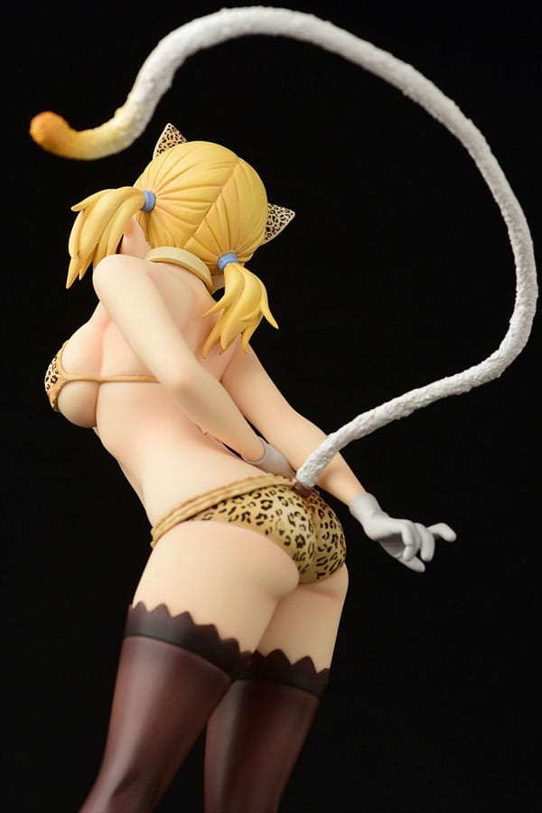 Fairy Tail - Lucy Heartfillia: Leopard print CAT Gravure Style ver. - 1/6 PVC figur