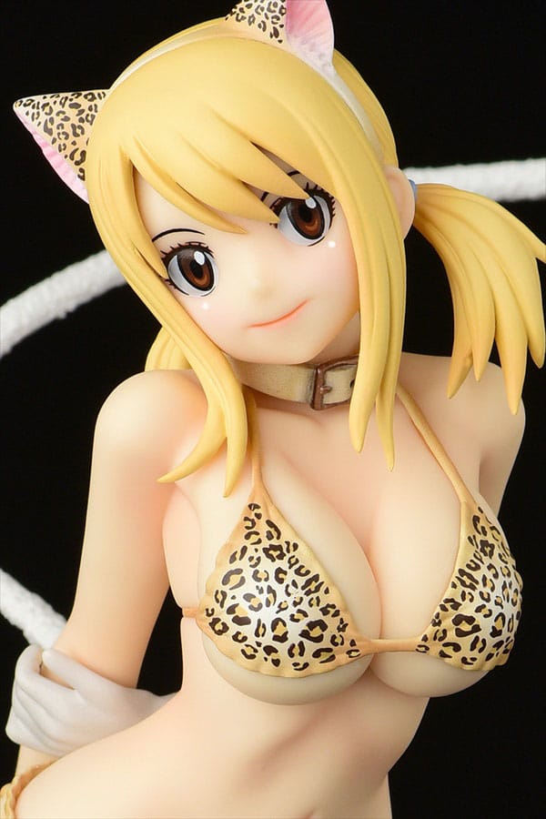 Fairy Tail - Lucy Heartfillia: Leopard print CAT Gravure Style ver. - 1/6 PVC figur