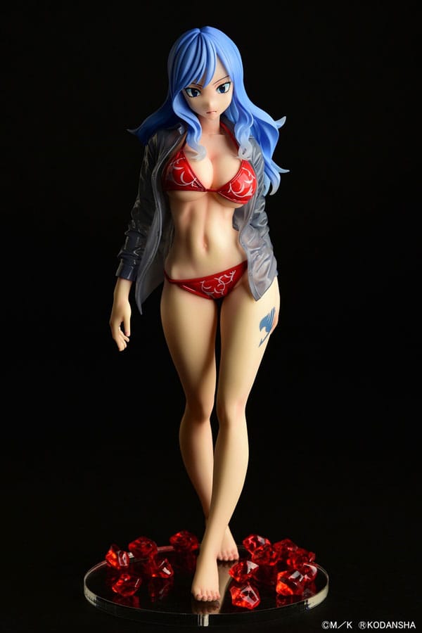 Fairy Tail - Juvia Lockser: Gravure Style See-Through Red Bikini ver. - 1/6 PVC figur