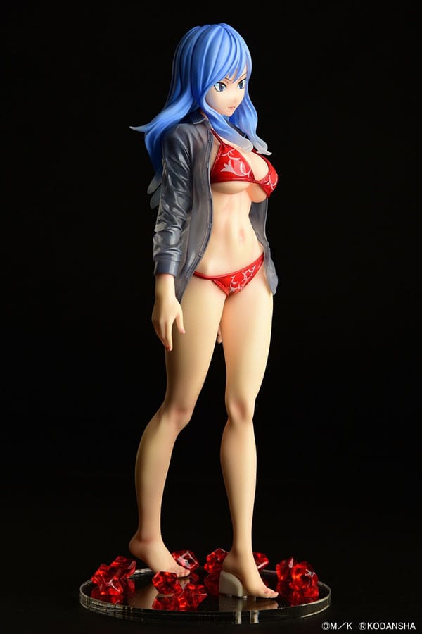 Fairy Tail - Juvia Lockser: Gravure Style See-Through Red Bikini ver. - 1/6 PVC figur