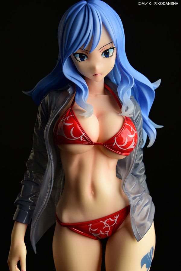 Fairy Tail - Juvia Lockser: Gravure Style See-Through Red Bikini ver. - 1/6 PVC figur