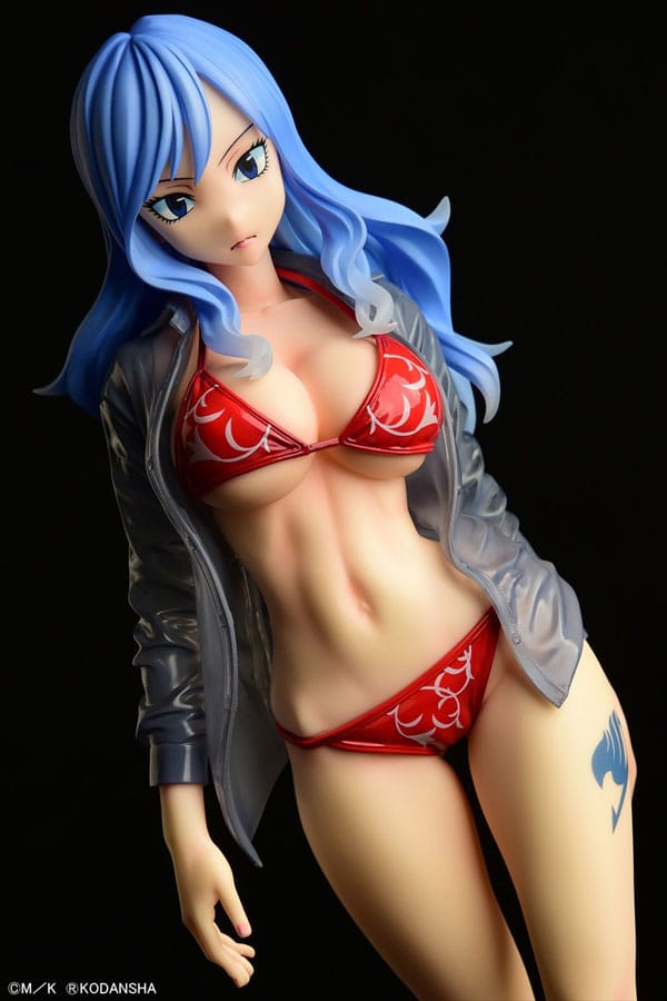 Fairy Tail - Juvia Lockser: Gravure Style See-Through Red Bikini ver. - 1/6 PVC figur