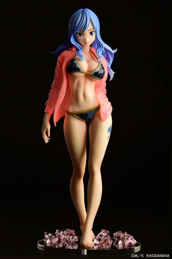 Fairy Tail - Juvia Lockser: Gravure Style See-Through Black Bikini ver. - 1/6 PVC figur