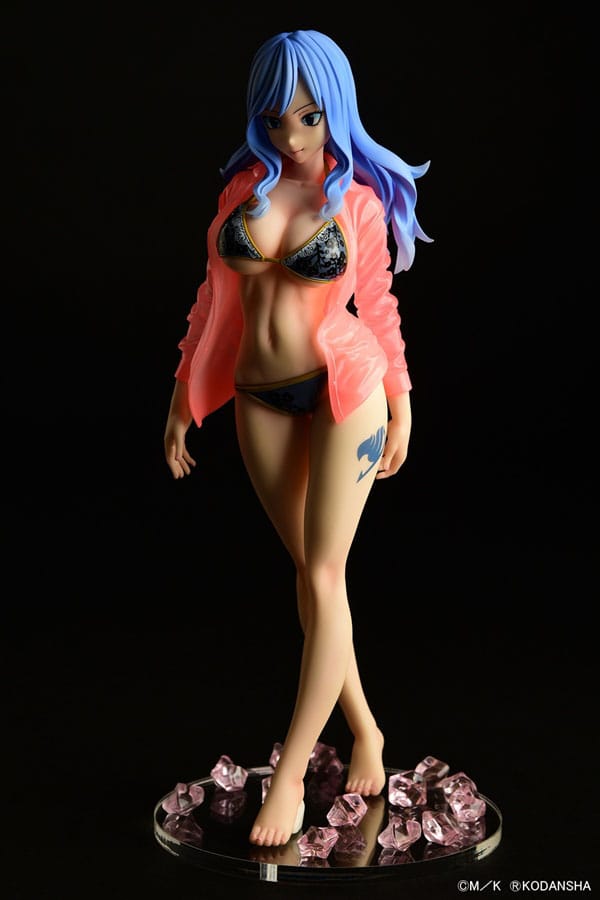 Fairy Tail - Juvia Lockser: Gravure Style See-Through Black Bikini ver. - 1/6 PVC figur