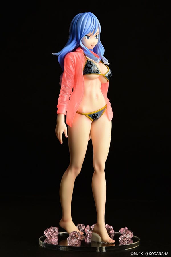 Fairy Tail - Juvia Lockser: Gravure Style See-Through Black Bikini ver. - 1/6 PVC figur