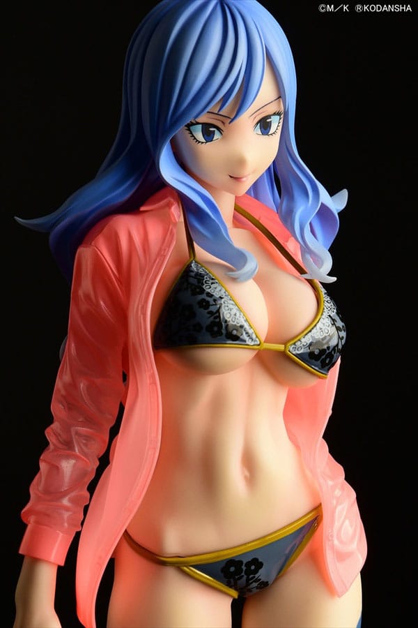 Fairy Tail - Juvia Lockser: Gravure Style See-Through Black Bikini ver. - 1/6 PVC figur