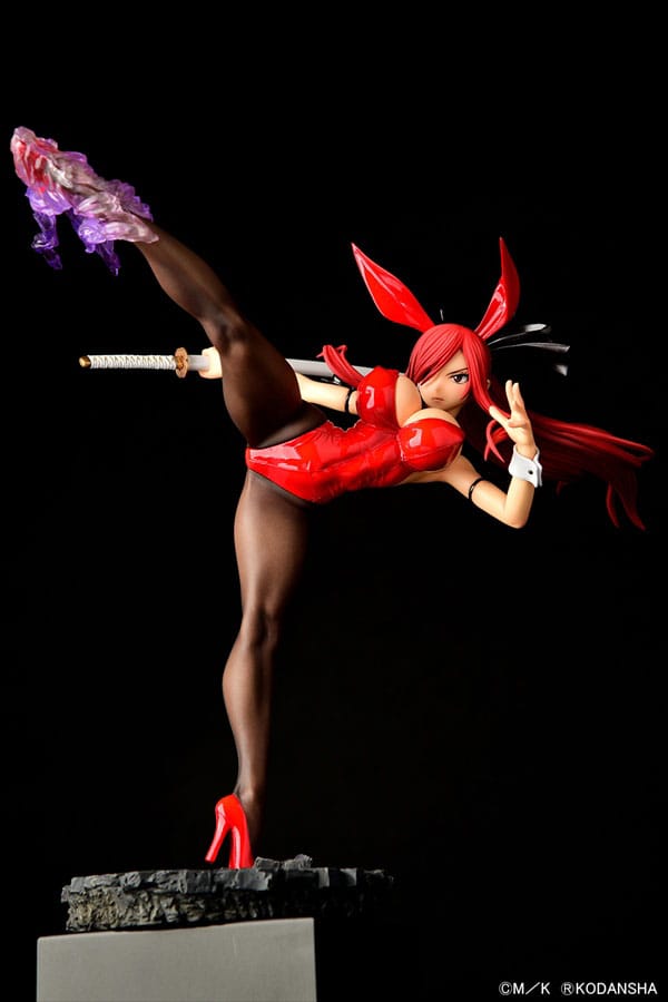 Fairy Tail - Erza Scarlet: High Kick Crimson Bunny ver. - 1/6 PVC figur