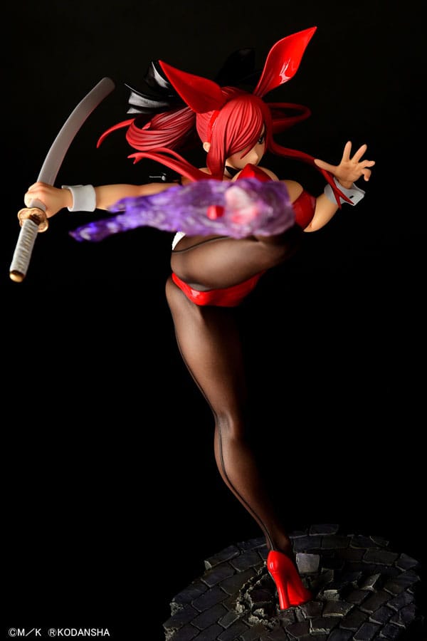 Fairy Tail - Erza Scarlet: High Kick Crimson Bunny ver. - 1/6 PVC figur