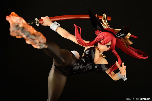 Fairy Tail - Erza Scarlet: High Kick Black Bunny ver. - 1/6 PVC figur