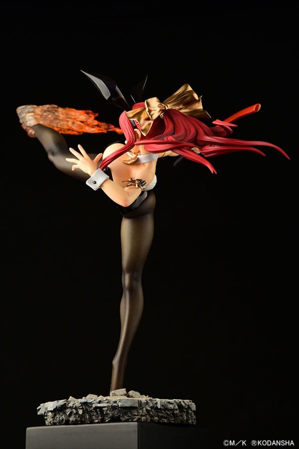 Fairy Tail - Erza Scarlet: High Kick Black Bunny ver. - 1/6 PVC figur