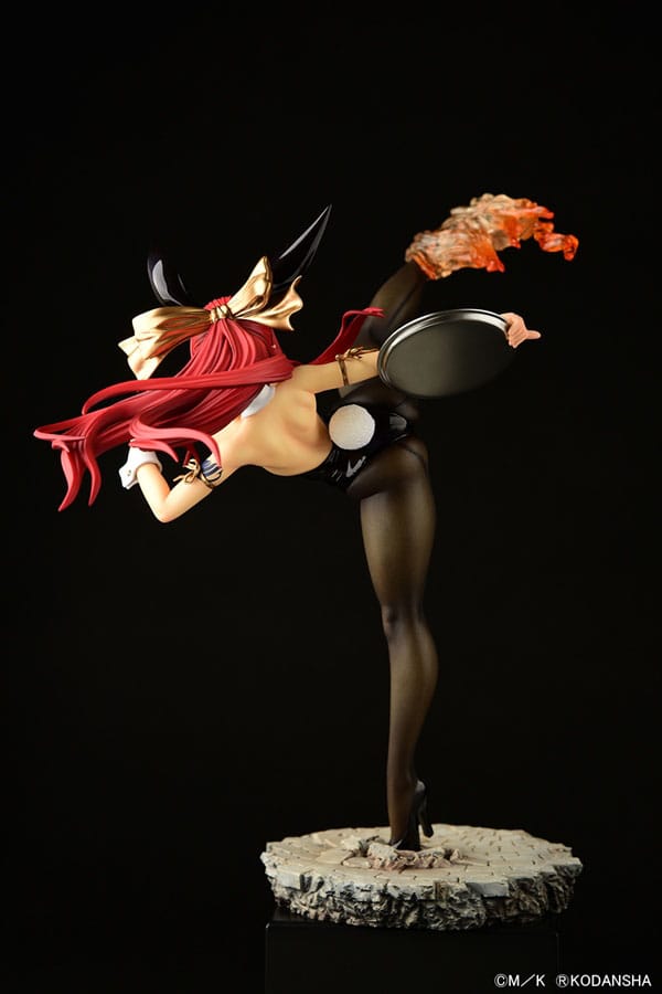 Fairy Tail - Erza Scarlet: High Kick Black Bunny ver. - 1/6 PVC figur