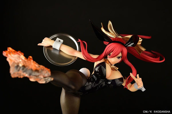 Fairy Tail - Erza Scarlet: High Kick Black Bunny ver. - 1/6 PVC figur