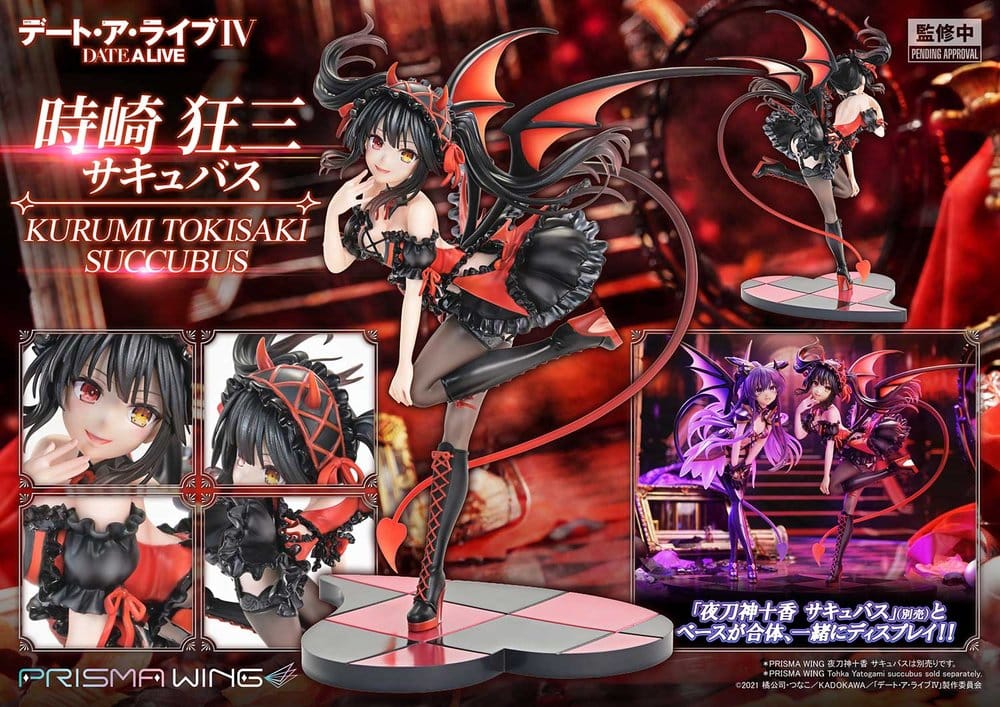 Date A Live - Kurumi Tokisaki: Prisma Wing Succubus Ver. - PVC Statue 1/7 (25 cm)