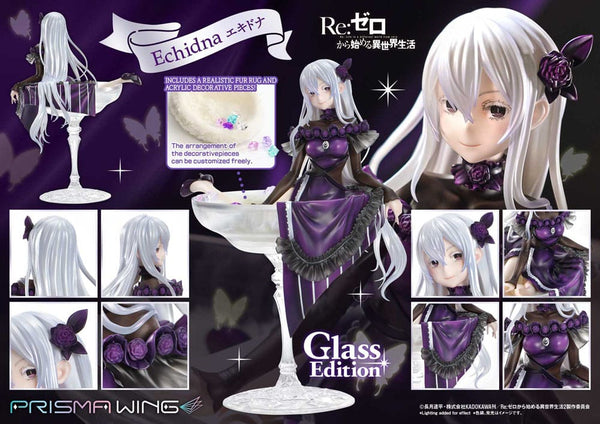 Re:Zero Starting Life in Another World – Echidna: Prisma Wing Glass Edition ver. - 1/7 PVC figur