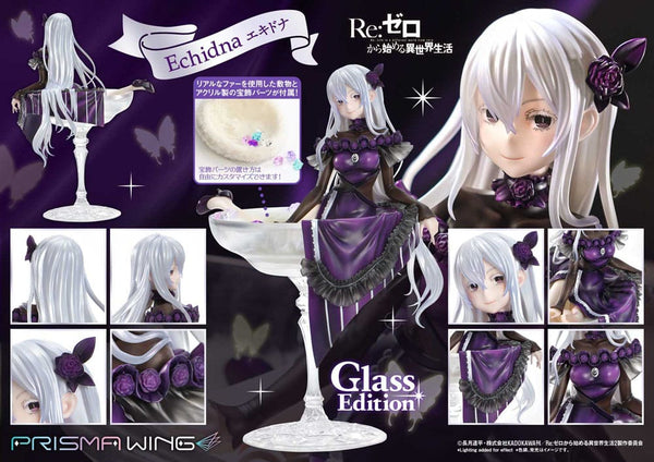 Re:Zero Starting Life in Another World – Echidna: Prisma Wing Glass Edition ver. - 1/7 PVC figur