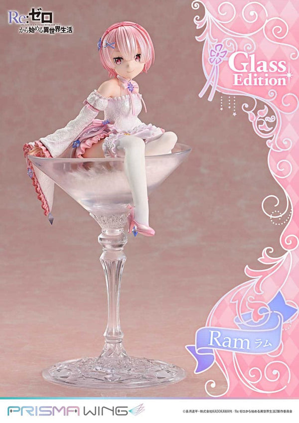 Re:ZERO - Ram: Glass Edition - PVC Statue 1/7 (24 cm)