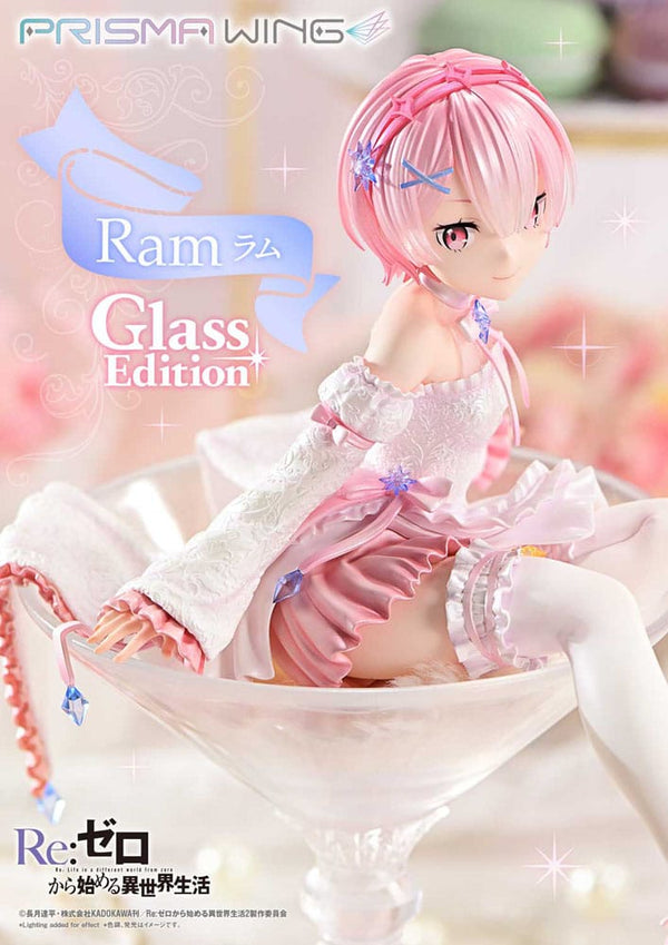 Re:ZERO - Ram: Glass Edition - PVC Statue 1/7 (24 cm)