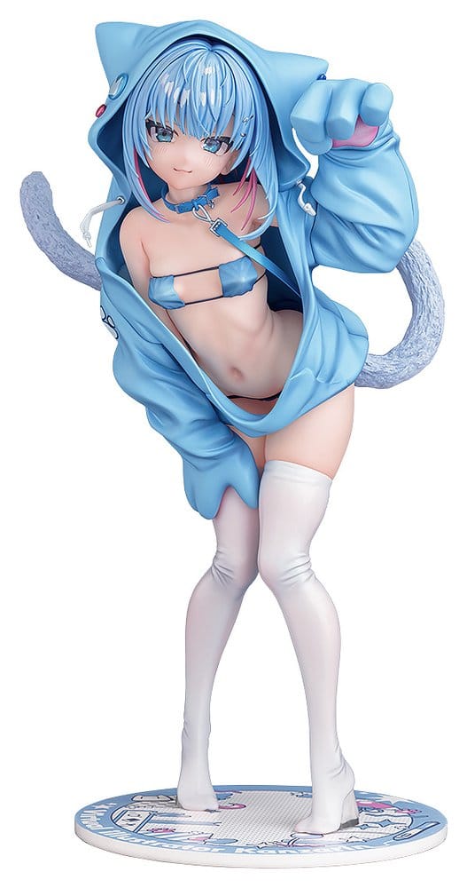 Virtual illustrator Kanzarin - kanzarin-chan: Cat-Eared Hoodie Ver. - PVC Figur 1/6 (26 cm)