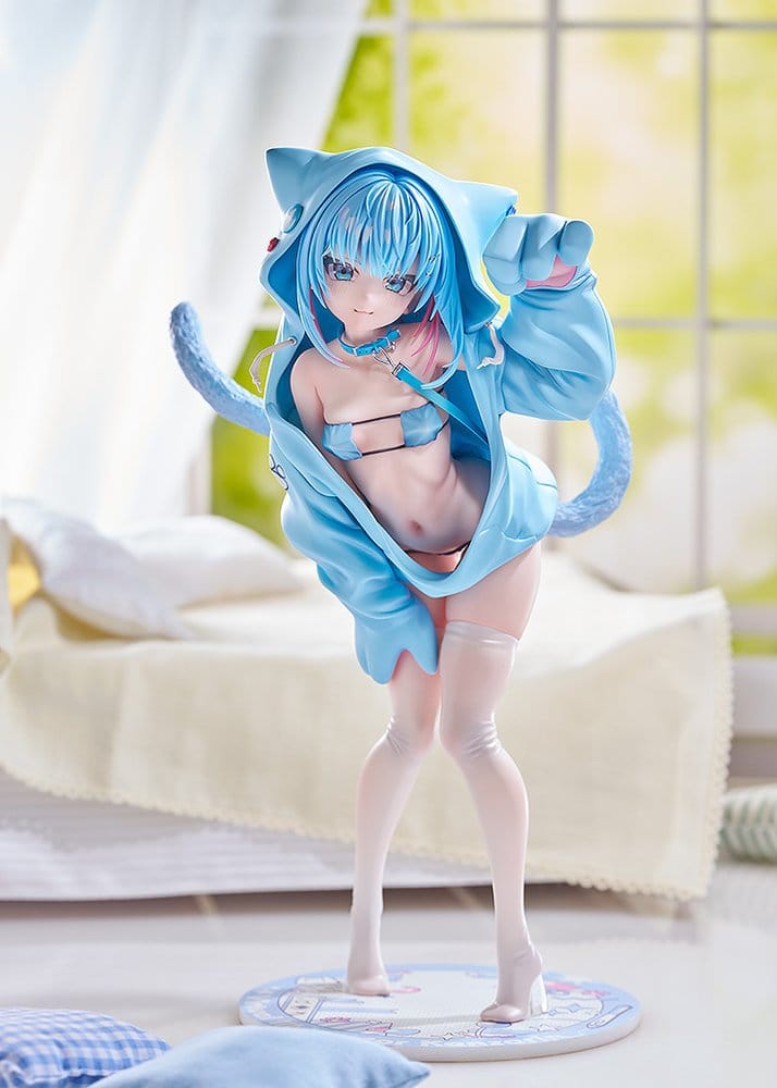 Virtual illustrator Kanzarin - kanzarin-chan: Cat-Eared Hoodie Ver. - PVC Figur 1/6 (26 cm)