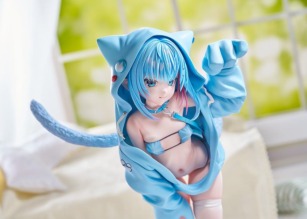 Virtual illustrator Kanzarin - kanzarin-chan: Cat-Eared Hoodie Ver. - PVC Figur 1/6 (26 cm)
